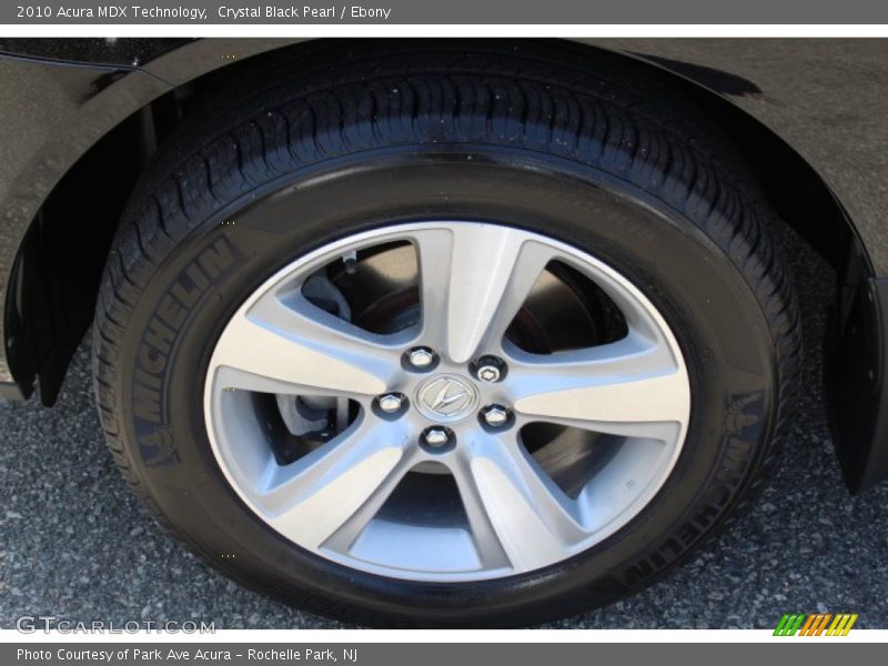 Crystal Black Pearl / Ebony 2010 Acura MDX Technology