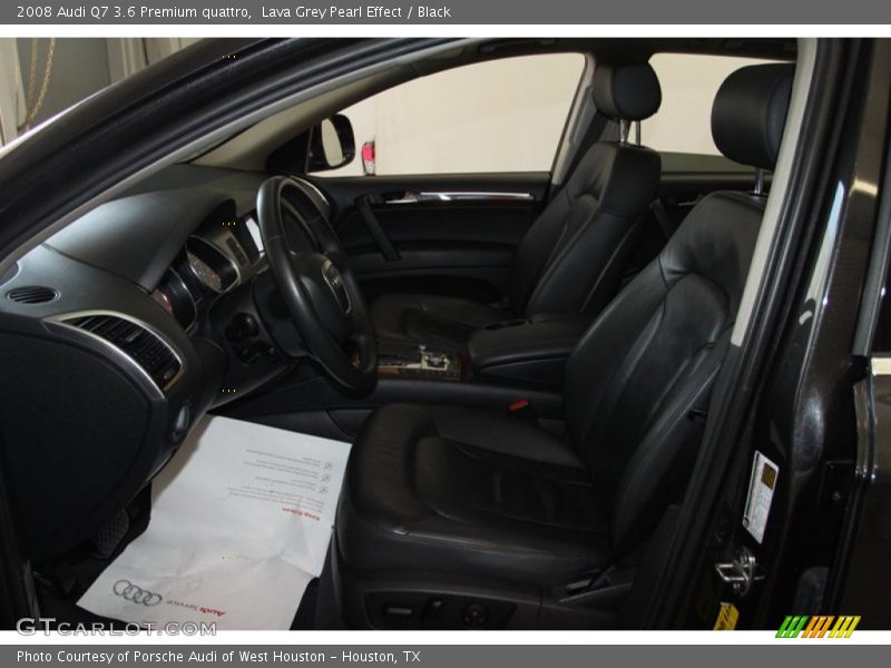 Lava Grey Pearl Effect / Black 2008 Audi Q7 3.6 Premium quattro