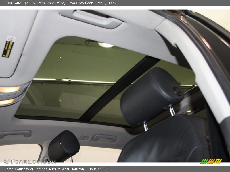Lava Grey Pearl Effect / Black 2008 Audi Q7 3.6 Premium quattro