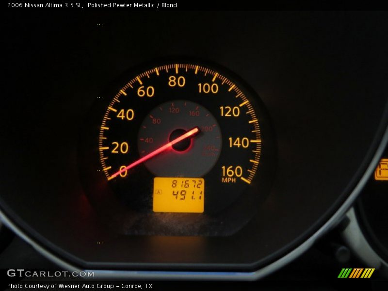 Polished Pewter Metallic / Blond 2006 Nissan Altima 3.5 SL
