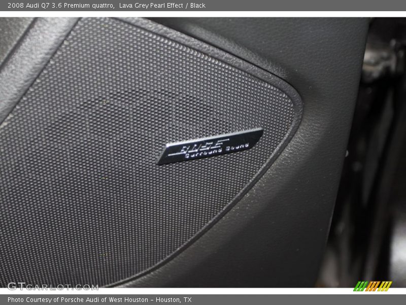 Lava Grey Pearl Effect / Black 2008 Audi Q7 3.6 Premium quattro