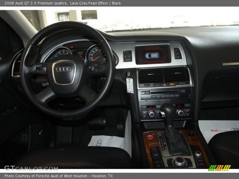 Lava Grey Pearl Effect / Black 2008 Audi Q7 3.6 Premium quattro
