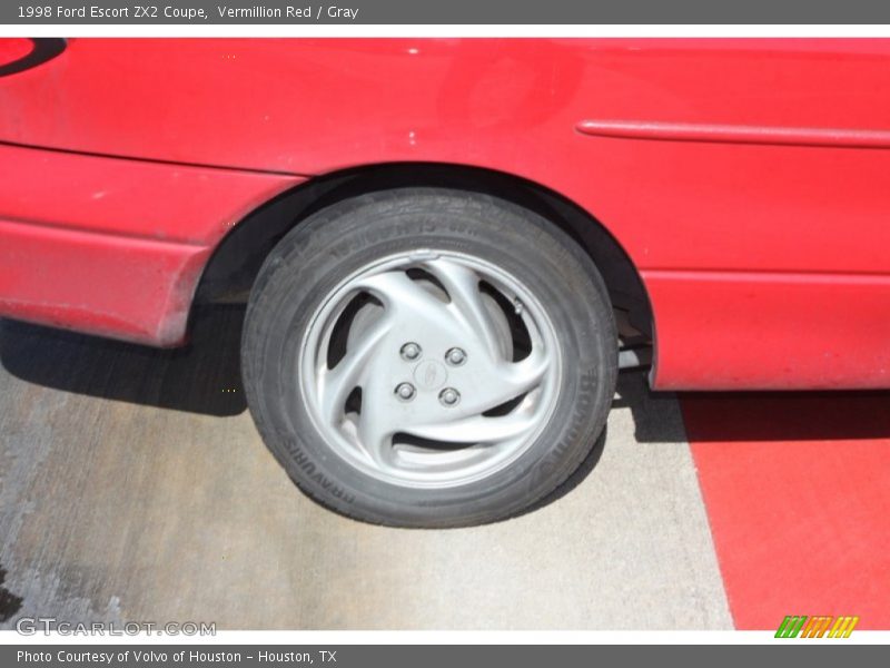 Vermillion Red / Gray 1998 Ford Escort ZX2 Coupe