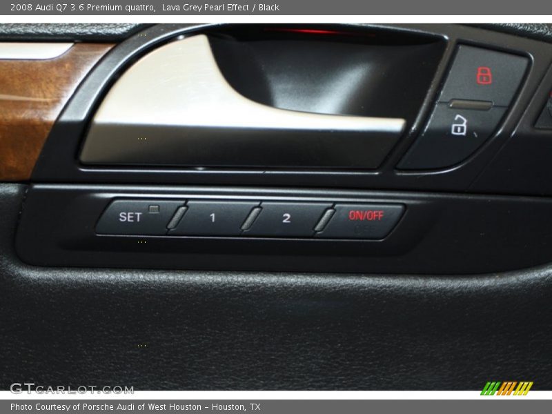 Lava Grey Pearl Effect / Black 2008 Audi Q7 3.6 Premium quattro