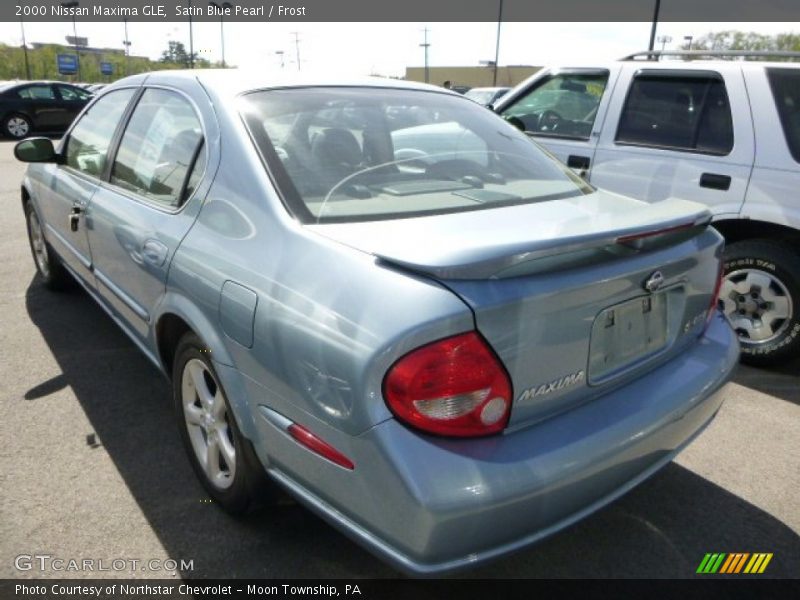 Satin Blue Pearl / Frost 2000 Nissan Maxima GLE