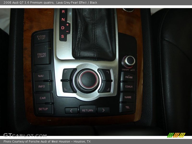 Lava Grey Pearl Effect / Black 2008 Audi Q7 3.6 Premium quattro