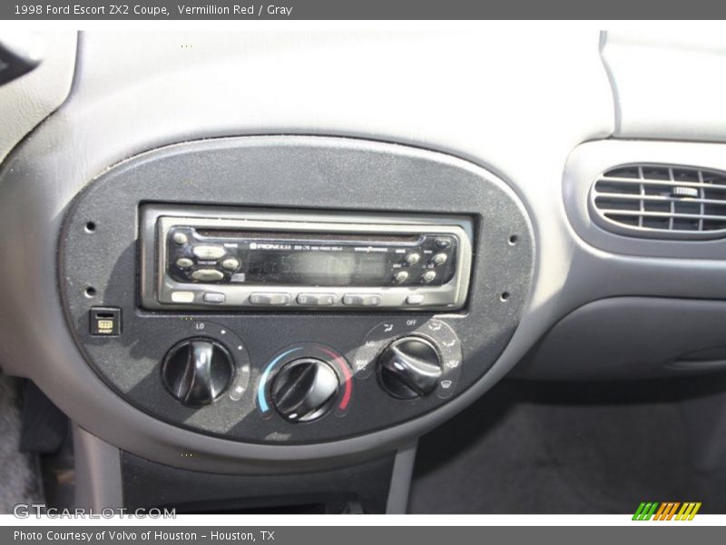 Vermillion Red / Gray 1998 Ford Escort ZX2 Coupe