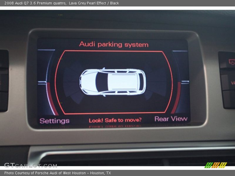 Lava Grey Pearl Effect / Black 2008 Audi Q7 3.6 Premium quattro
