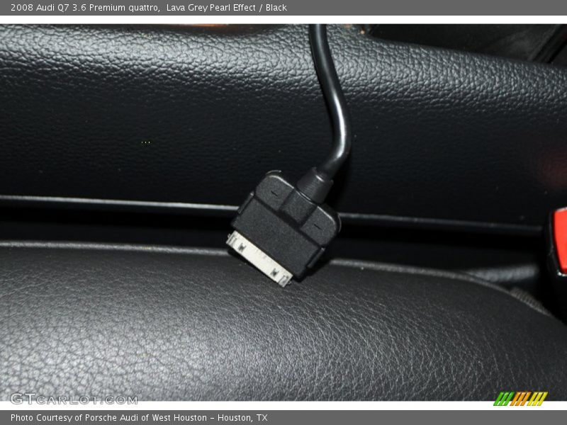 Lava Grey Pearl Effect / Black 2008 Audi Q7 3.6 Premium quattro