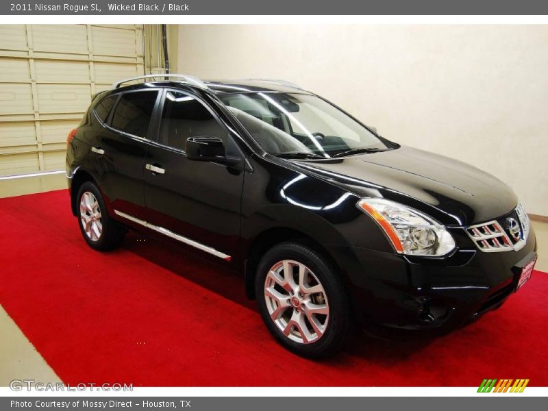 Wicked Black / Black 2011 Nissan Rogue SL