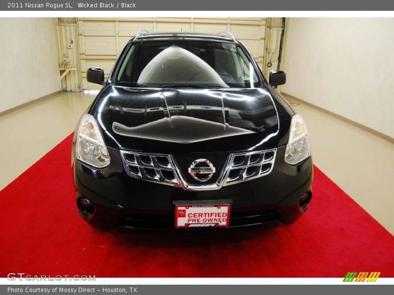Wicked Black / Black 2011 Nissan Rogue SL