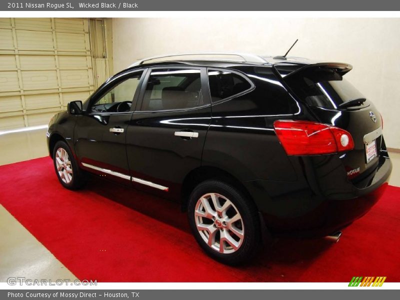 Wicked Black / Black 2011 Nissan Rogue SL