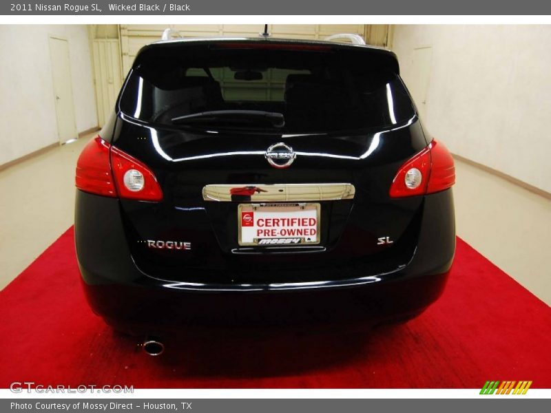 Wicked Black / Black 2011 Nissan Rogue SL