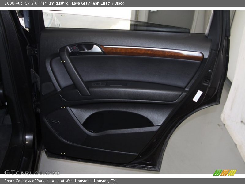 Lava Grey Pearl Effect / Black 2008 Audi Q7 3.6 Premium quattro