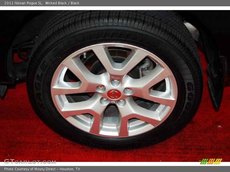 Wicked Black / Black 2011 Nissan Rogue SL