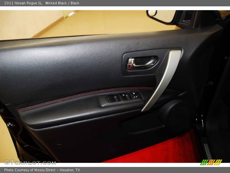 Wicked Black / Black 2011 Nissan Rogue SL