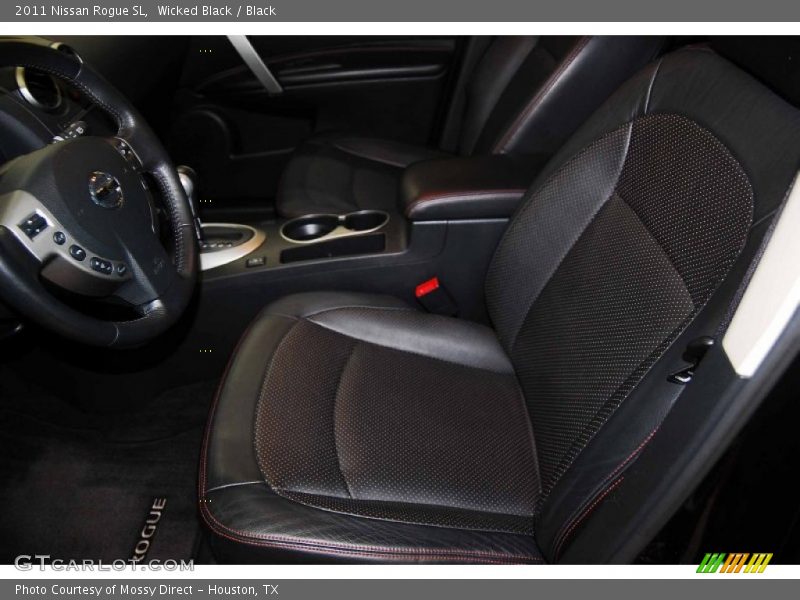 Wicked Black / Black 2011 Nissan Rogue SL