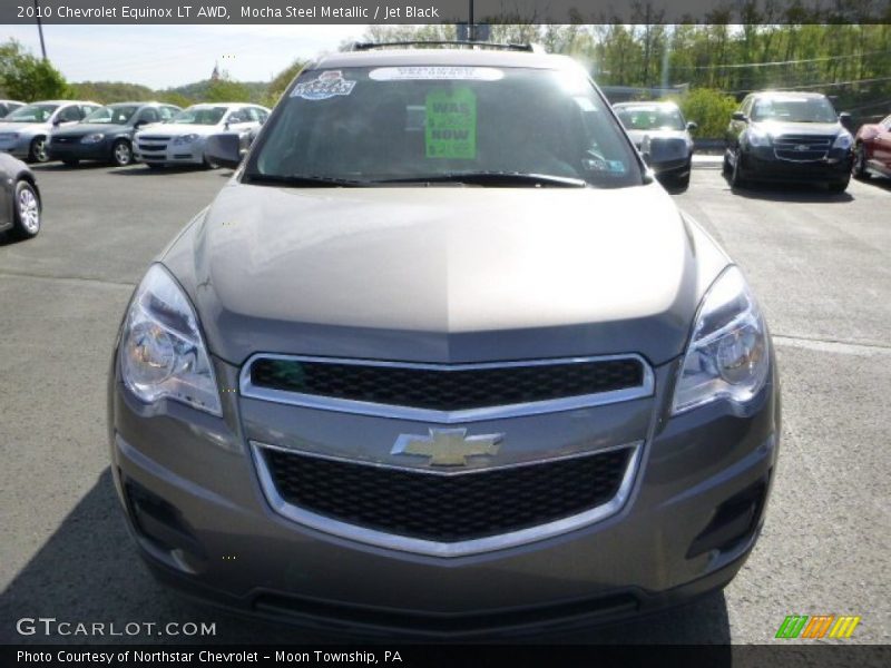 Mocha Steel Metallic / Jet Black 2010 Chevrolet Equinox LT AWD