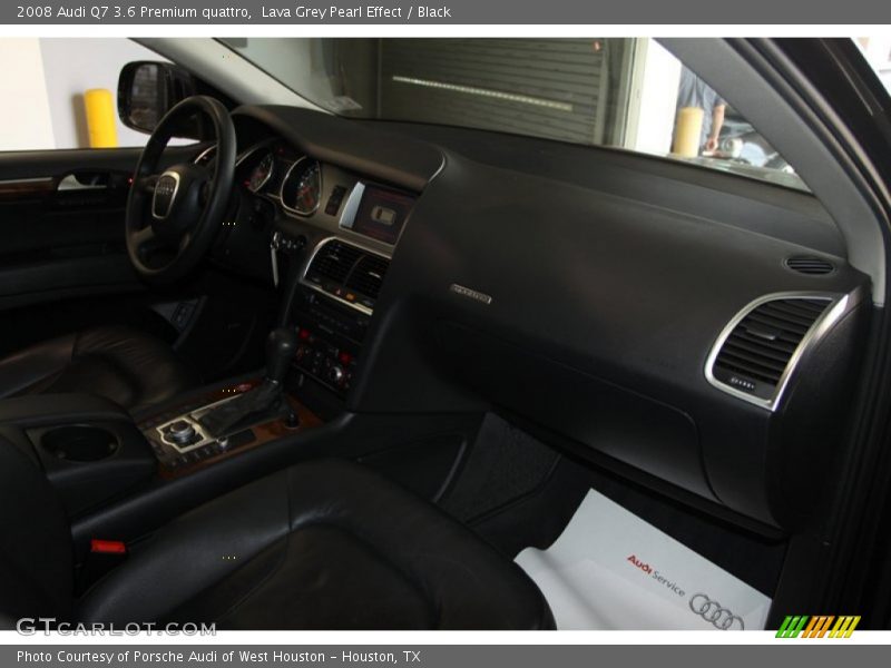 Lava Grey Pearl Effect / Black 2008 Audi Q7 3.6 Premium quattro