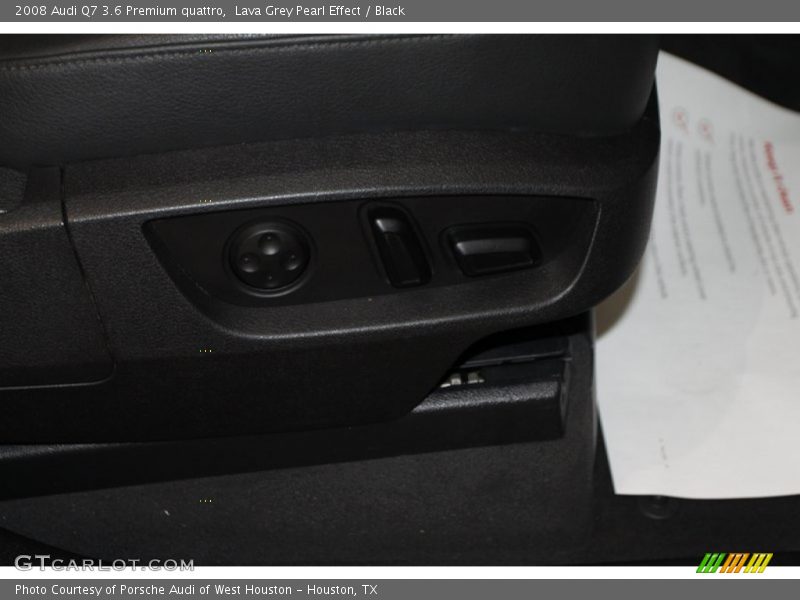 Lava Grey Pearl Effect / Black 2008 Audi Q7 3.6 Premium quattro
