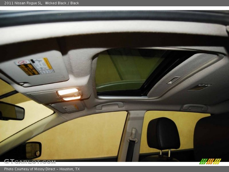 Wicked Black / Black 2011 Nissan Rogue SL