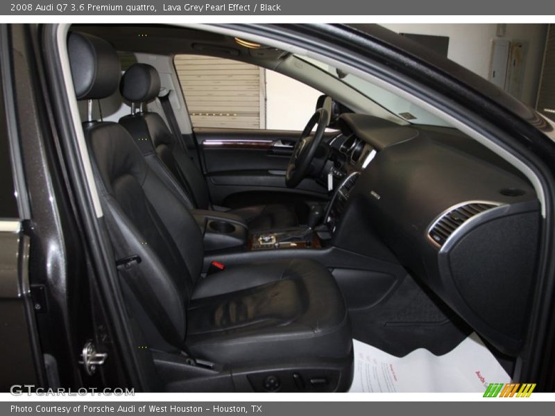 Lava Grey Pearl Effect / Black 2008 Audi Q7 3.6 Premium quattro