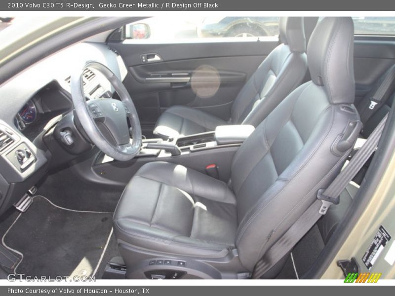 Front Seat of 2010 C30 T5 R-Design