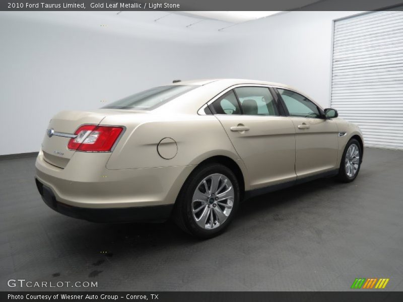 Gold Leaf Metallic / Light Stone 2010 Ford Taurus Limited