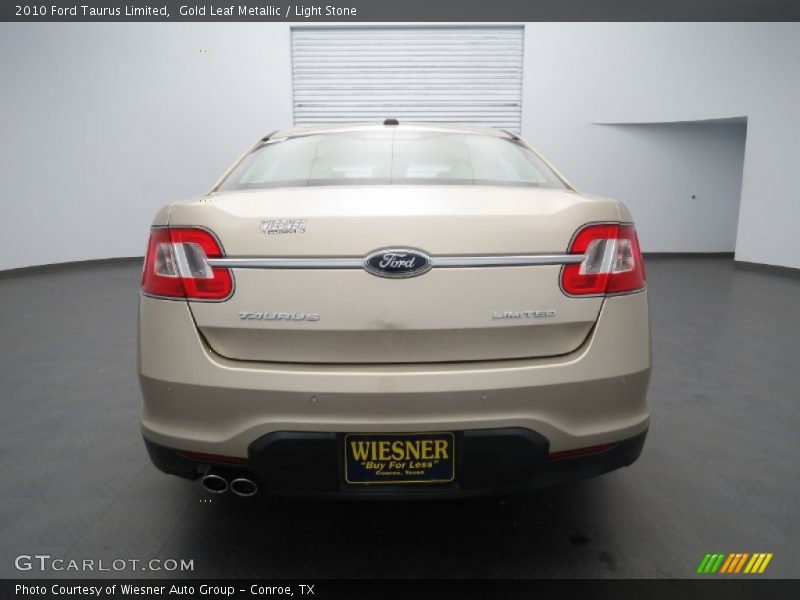 Gold Leaf Metallic / Light Stone 2010 Ford Taurus Limited