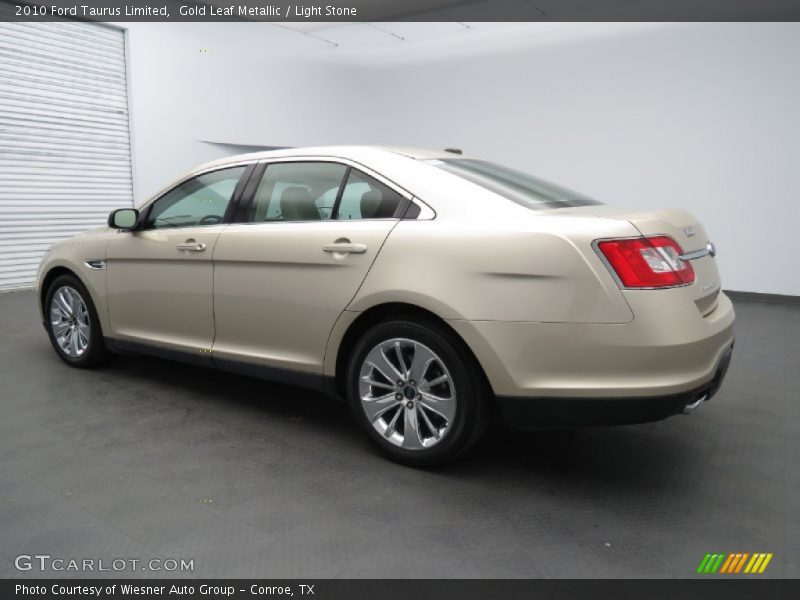 Gold Leaf Metallic / Light Stone 2010 Ford Taurus Limited