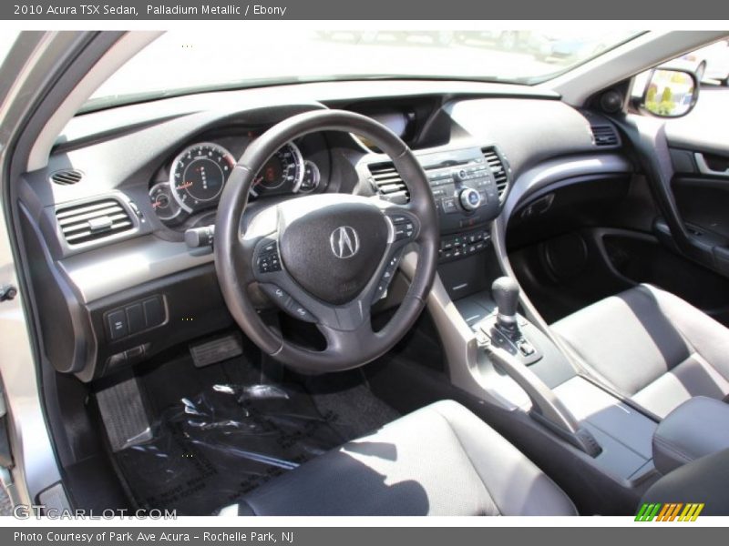 Palladium Metallic / Ebony 2010 Acura TSX Sedan
