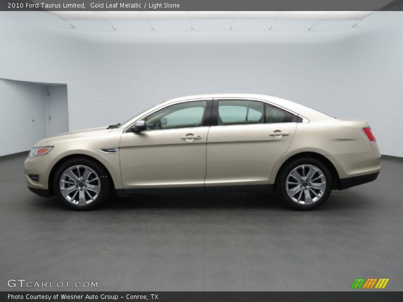 Gold Leaf Metallic / Light Stone 2010 Ford Taurus Limited