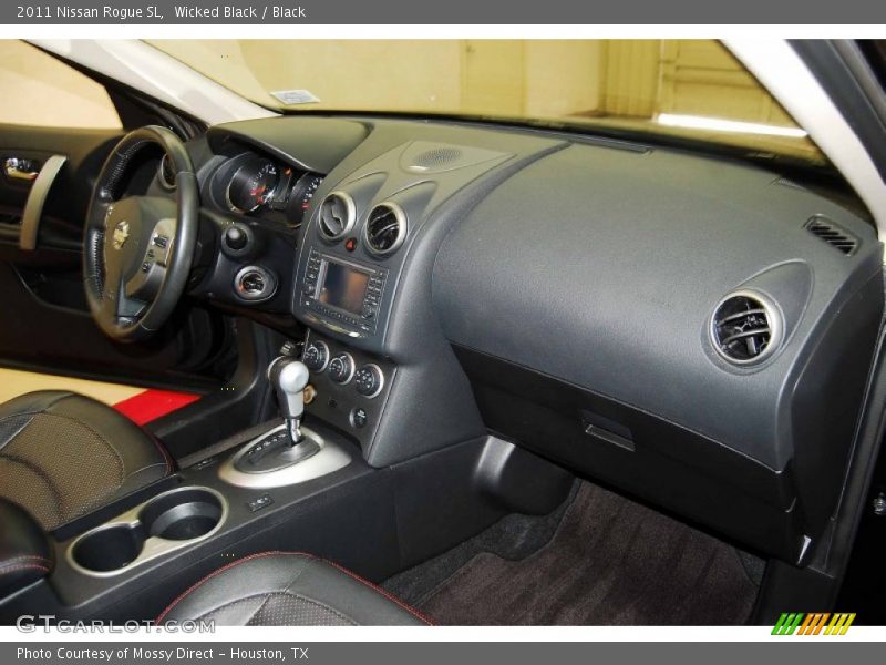 Wicked Black / Black 2011 Nissan Rogue SL