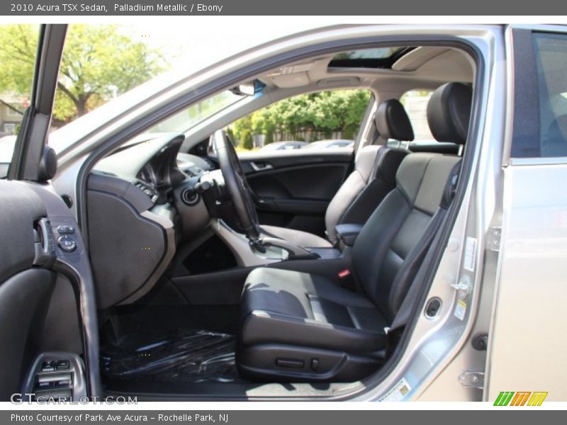 Palladium Metallic / Ebony 2010 Acura TSX Sedan