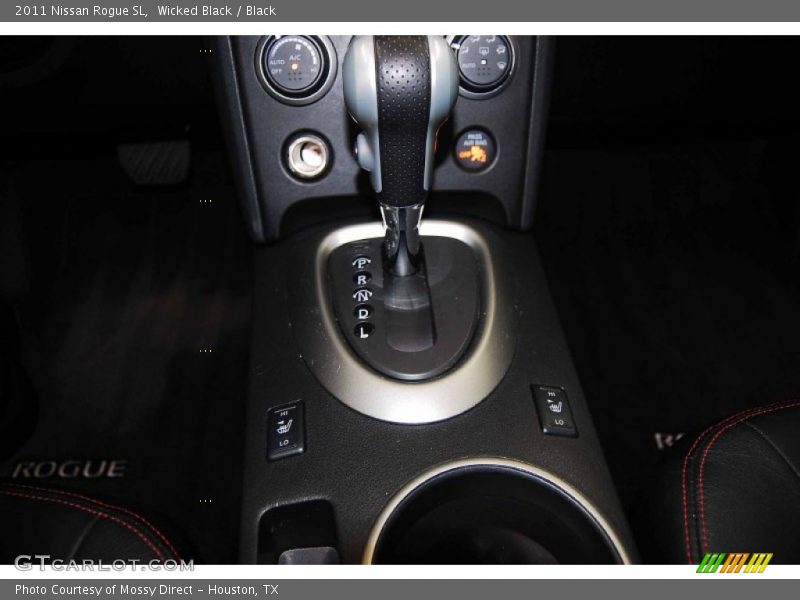Wicked Black / Black 2011 Nissan Rogue SL
