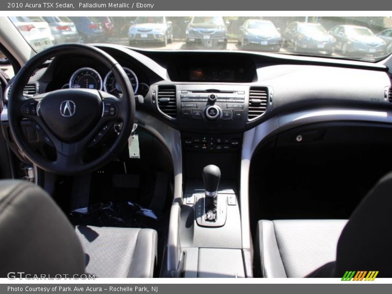 Palladium Metallic / Ebony 2010 Acura TSX Sedan
