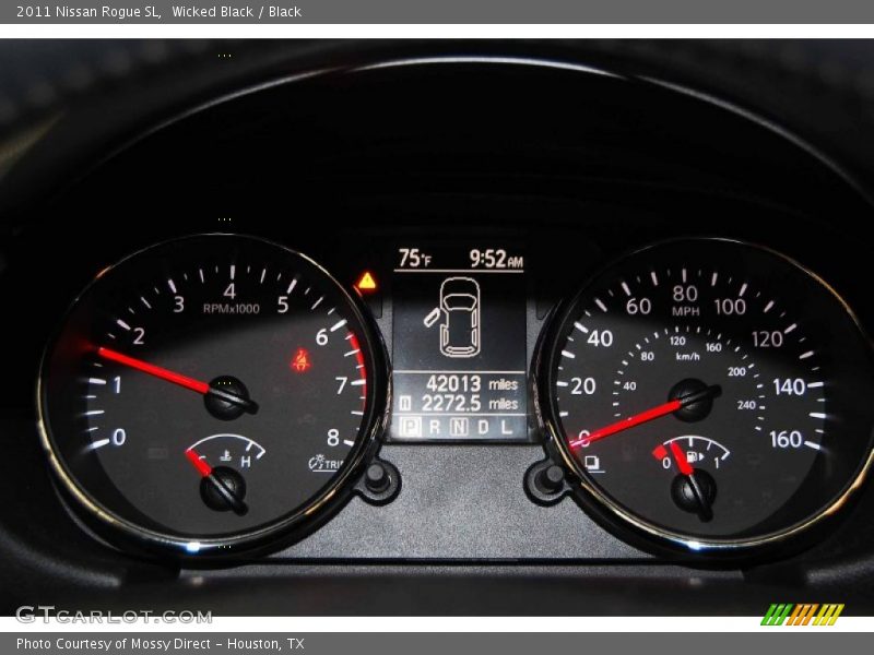 Wicked Black / Black 2011 Nissan Rogue SL