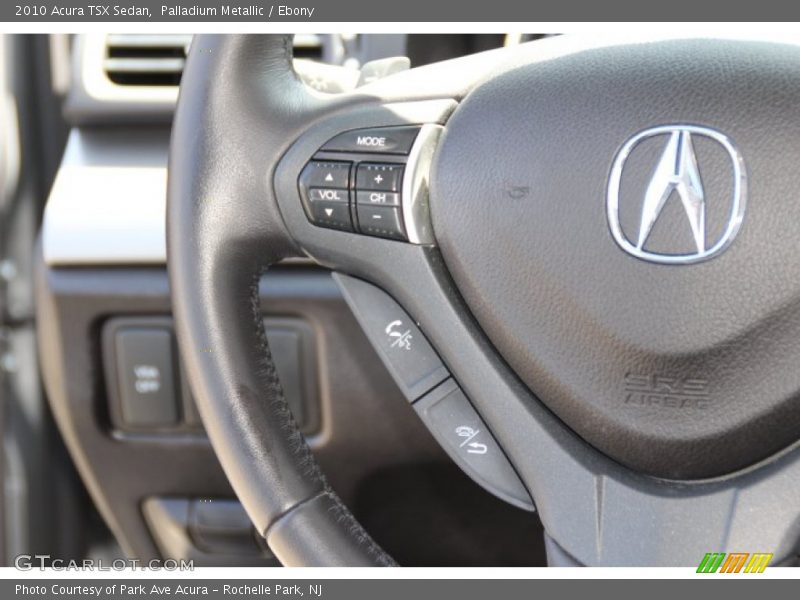 Palladium Metallic / Ebony 2010 Acura TSX Sedan