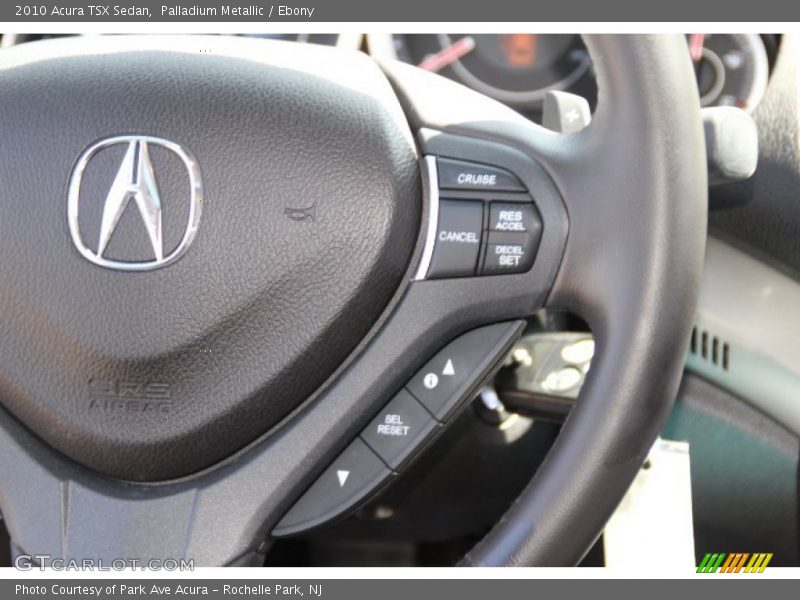 Palladium Metallic / Ebony 2010 Acura TSX Sedan