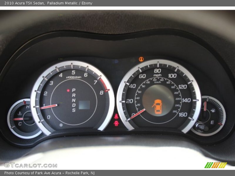 Palladium Metallic / Ebony 2010 Acura TSX Sedan