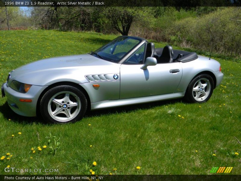 Arctic Silver Metallic / Black 1996 BMW Z3 1.9 Roadster