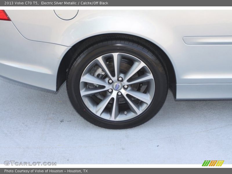 Electric Silver Metallic / Calcite/Off Black 2013 Volvo C70 T5