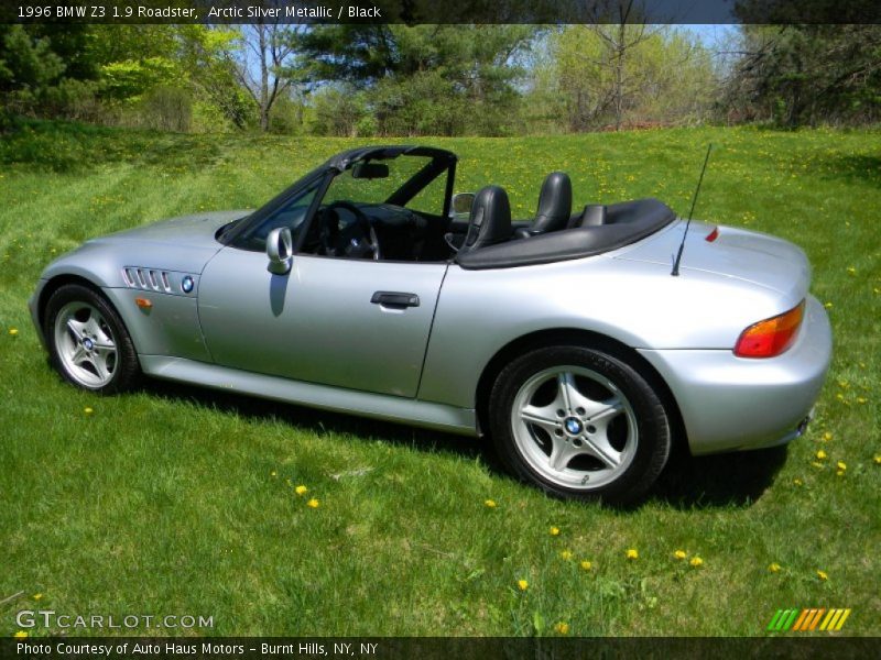 Arctic Silver Metallic / Black 1996 BMW Z3 1.9 Roadster