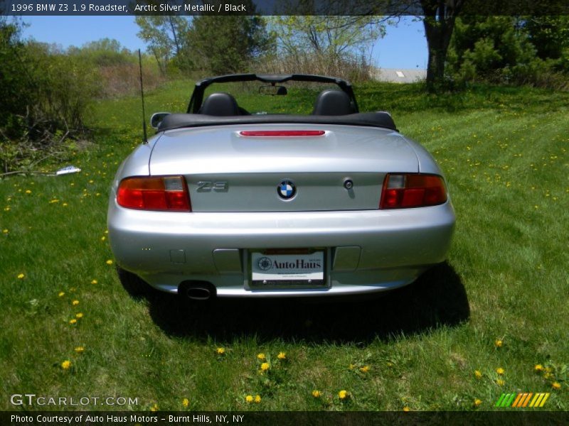 Arctic Silver Metallic / Black 1996 BMW Z3 1.9 Roadster