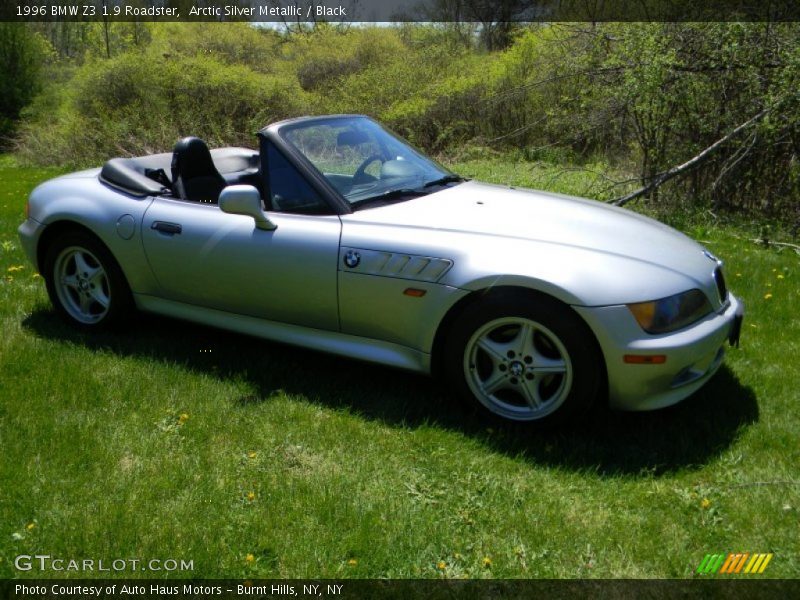 Arctic Silver Metallic / Black 1996 BMW Z3 1.9 Roadster