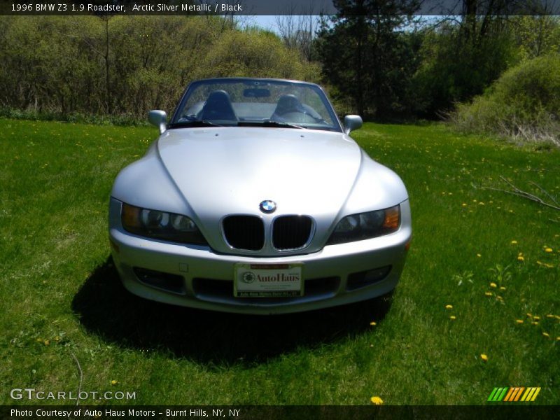 Arctic Silver Metallic / Black 1996 BMW Z3 1.9 Roadster