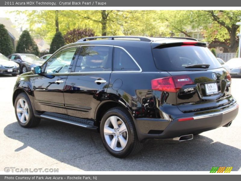 Crystal Black Pearl / Taupe 2011 Acura MDX Technology