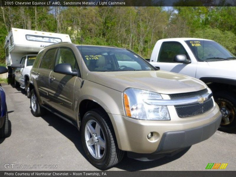 Sandstone Metallic / Light Cashmere 2005 Chevrolet Equinox LT AWD