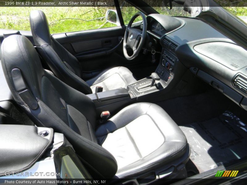 Arctic Silver Metallic / Black 1996 BMW Z3 1.9 Roadster