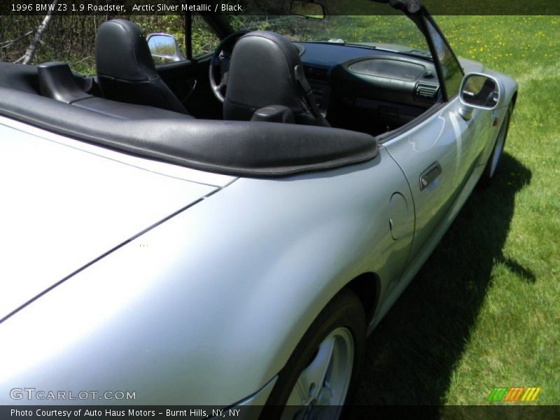 Arctic Silver Metallic / Black 1996 BMW Z3 1.9 Roadster